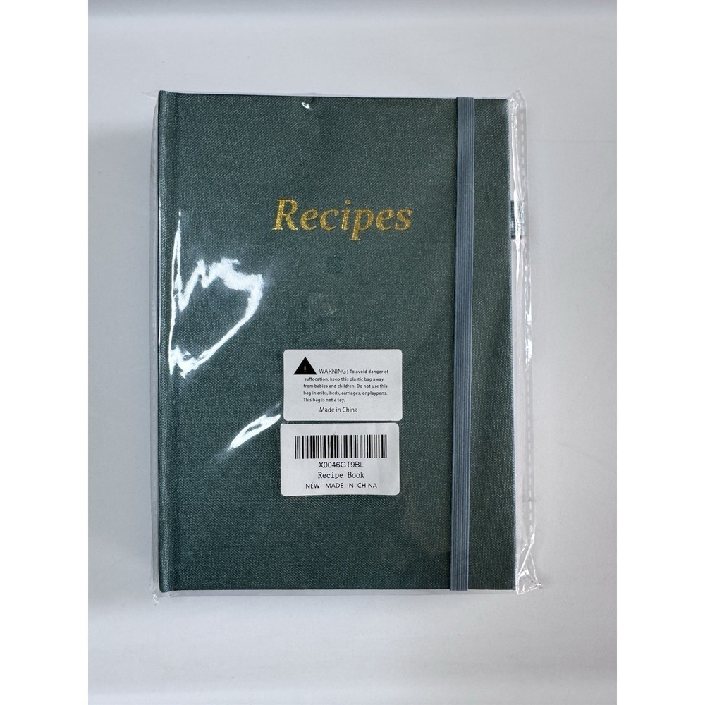 New Recipe Book to Write Your Own Recipes, Blank Cookbook Notebook with Tabs